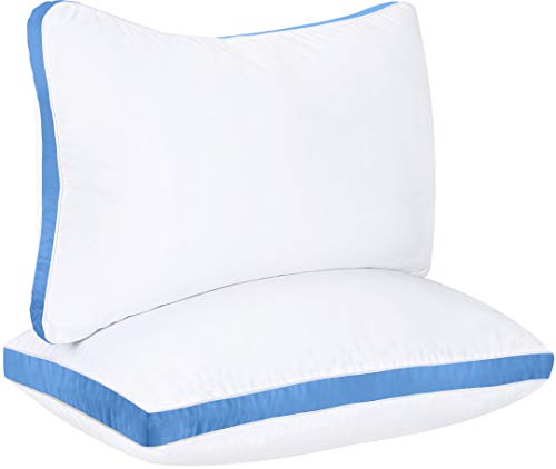 Bedding Gusseted Pillow (2-Pack) Premium Quality - Side Back Sleepers