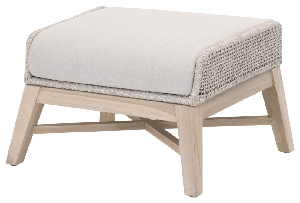 Tapestry Outdoor Footstool   Beach Style   Footstools And Ottomans   by HedgeApple  Houzz