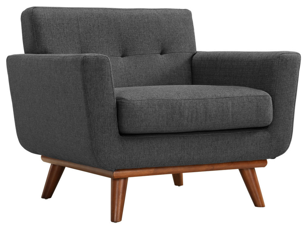 Modway Engage Sofa Loveseat and Armchair Set of 3   Midcentury   Living Room Furniture Sets   by ZFurniture  Houzz