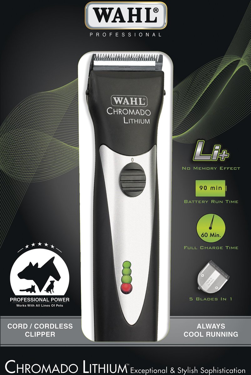 Wahl Chromado Lithium Cordless Pet Clipper