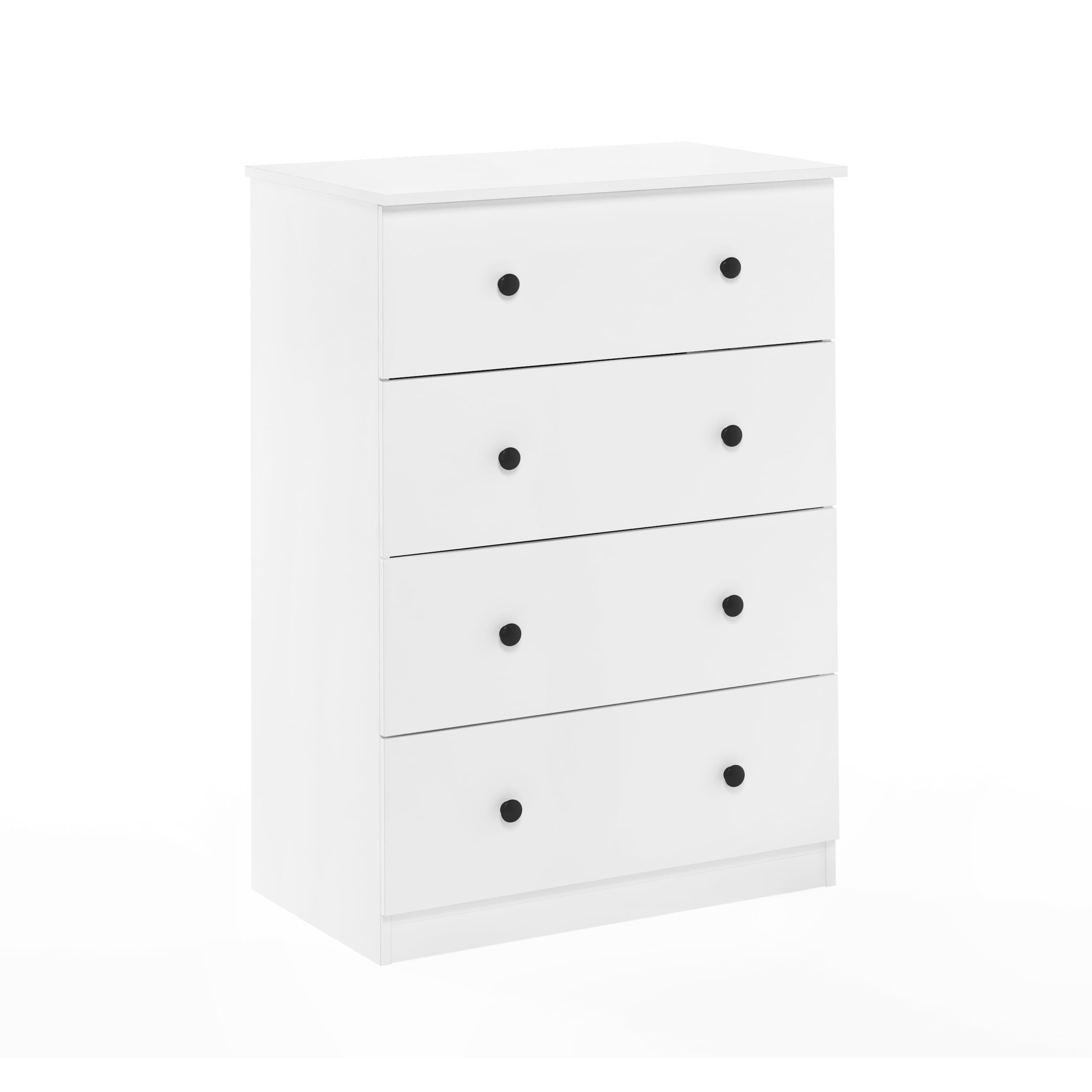 Furinno Tidur Simple Design 4-Drawer Dresser, Solid White