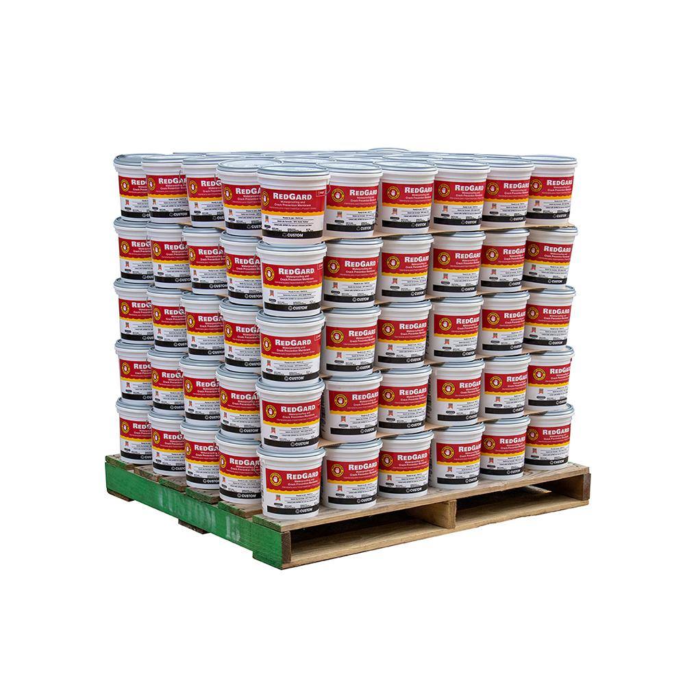 Custom Building Products RedGard 1 Gal. Waterproofing and Crack Prevention Membrane (75 buckets  pallet) LQWAF1-75