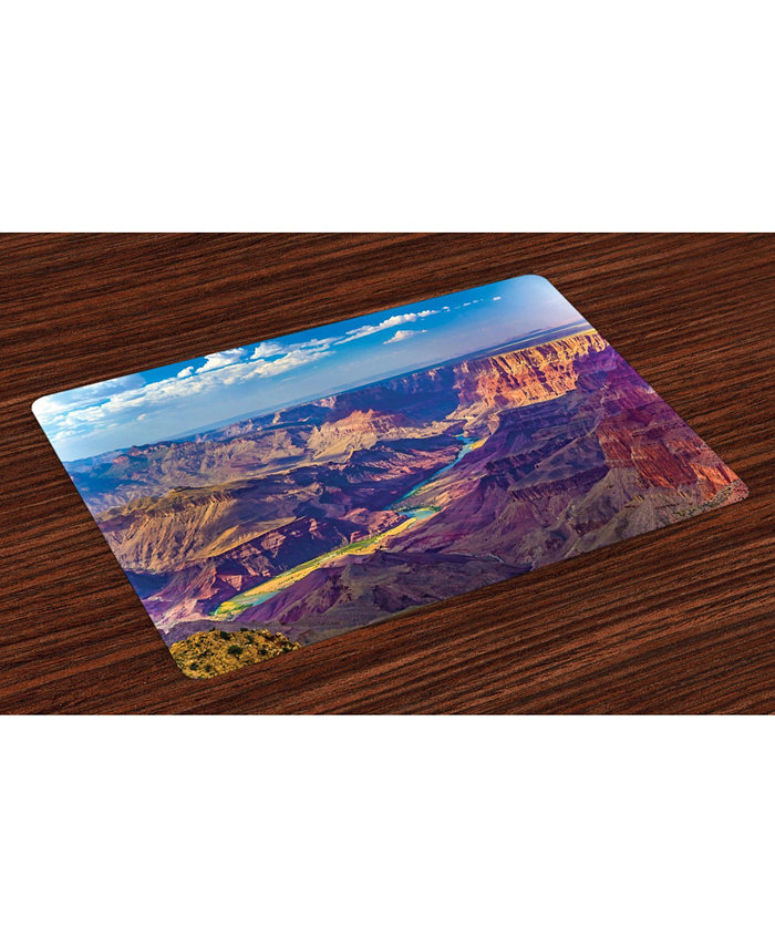 Ambesonne Canyon Place Mats Set of 4