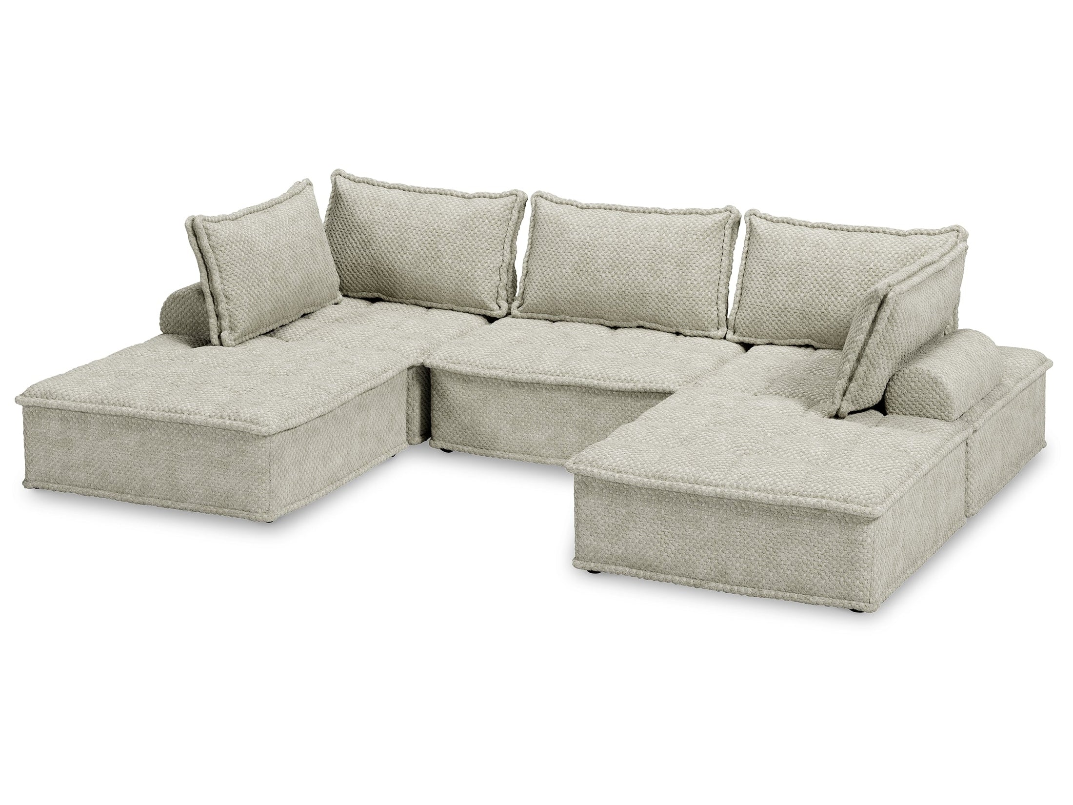 (Online Special Price) Bales Taupe 5-Piece Modular Seating