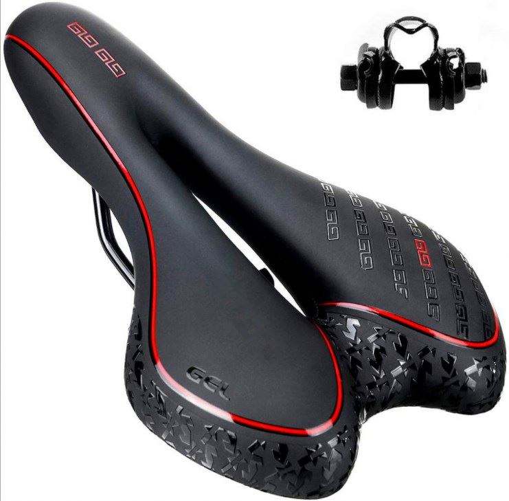 YAFEE Comfortable Exercise Bike Seat for Cycling Soft Comfort Mountain Road Bicycle Saddle NEW 1pc/opp Bag Plastic/pvc YF 1034 7