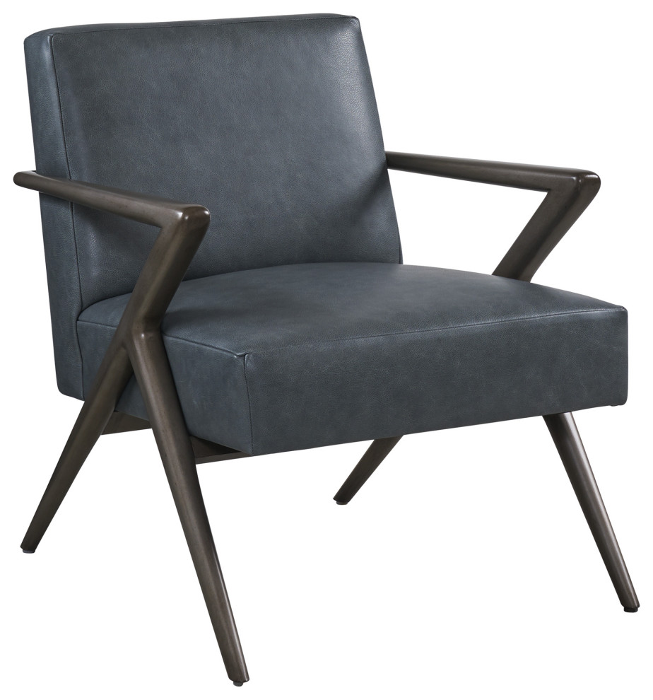 Tanzania Leather Chair   Armchairs And Accent Chairs   by Lexington Home Brands  Houzz