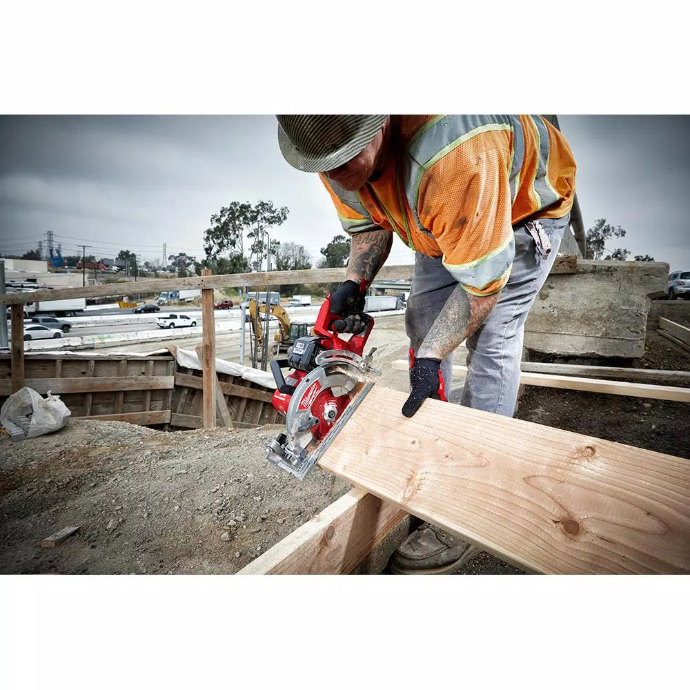 Milwaukee M18 FUEL 18-Volt Lithium-Ion Cordless 7-1/4 in. Rear Handle Circular Saw (Tool-Only) and#8211; XDC Depot