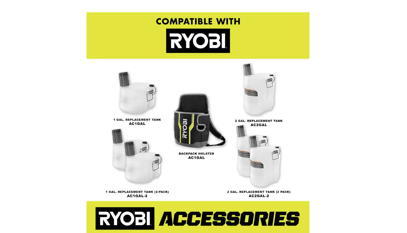 RYOBI P2803BTL ONE+ 18V Cordless Battery 2 Gal. Chemical Sprayer (Tool Only)