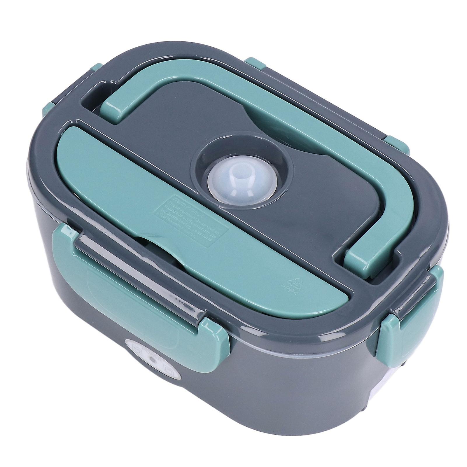 2 In 1 Home Car Electric Lunch Box Food Warmer Heating Thermal Lunch Containers 304 Stainless Steel 1.5l Us110v 12v 24v