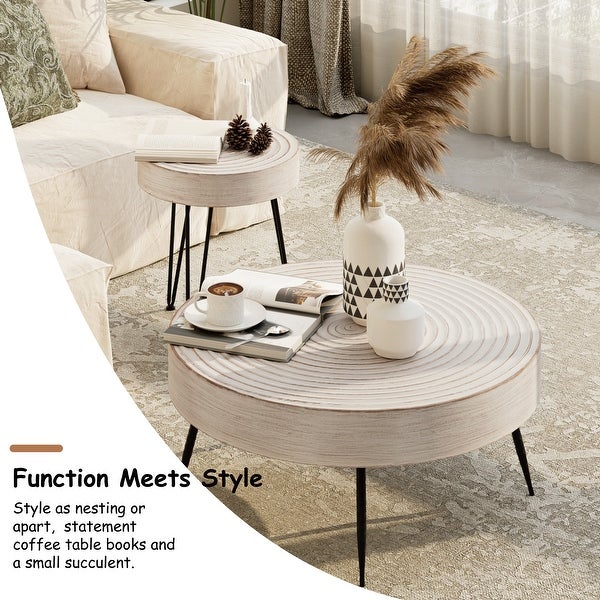 COZAYH 2-Piece Coffee Table Set