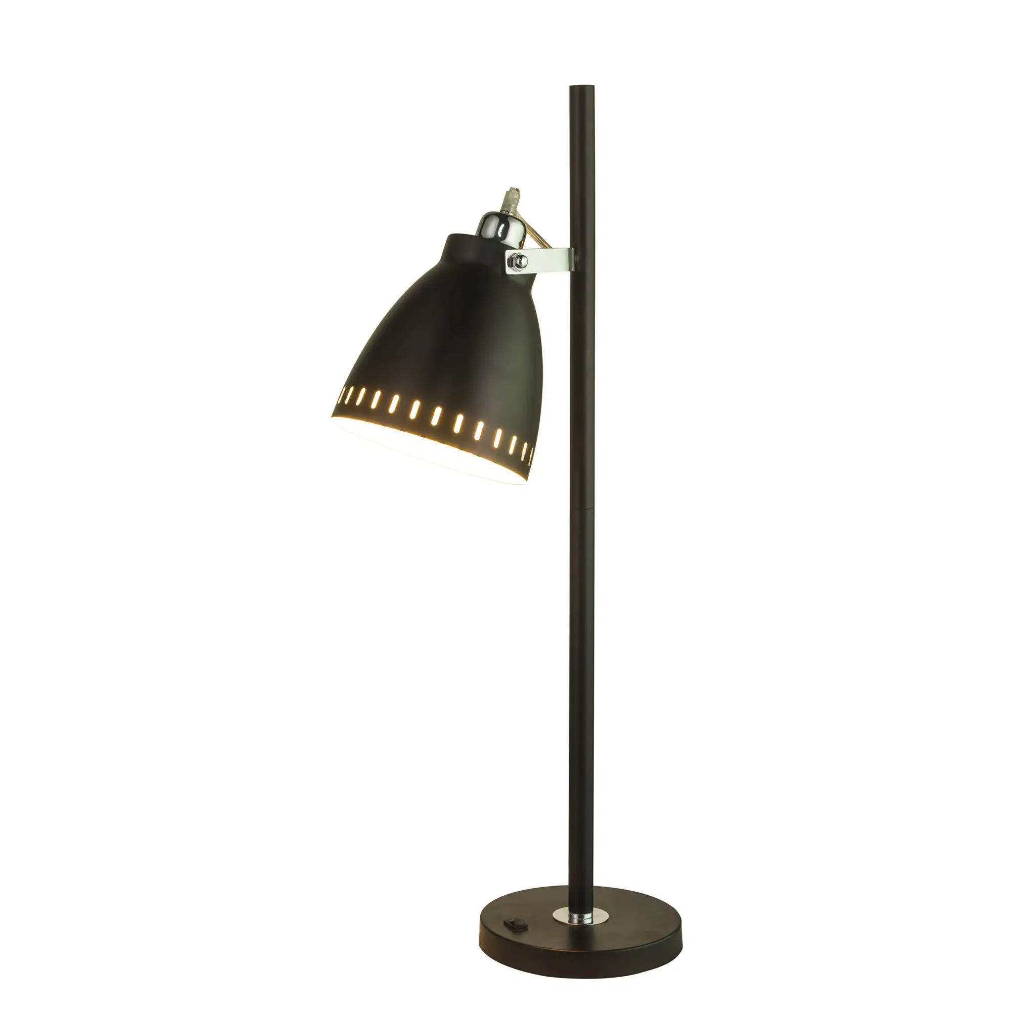 Fangio Lightings #1416BLK 30-inch Metal Tree Table Lamp in Matte Black