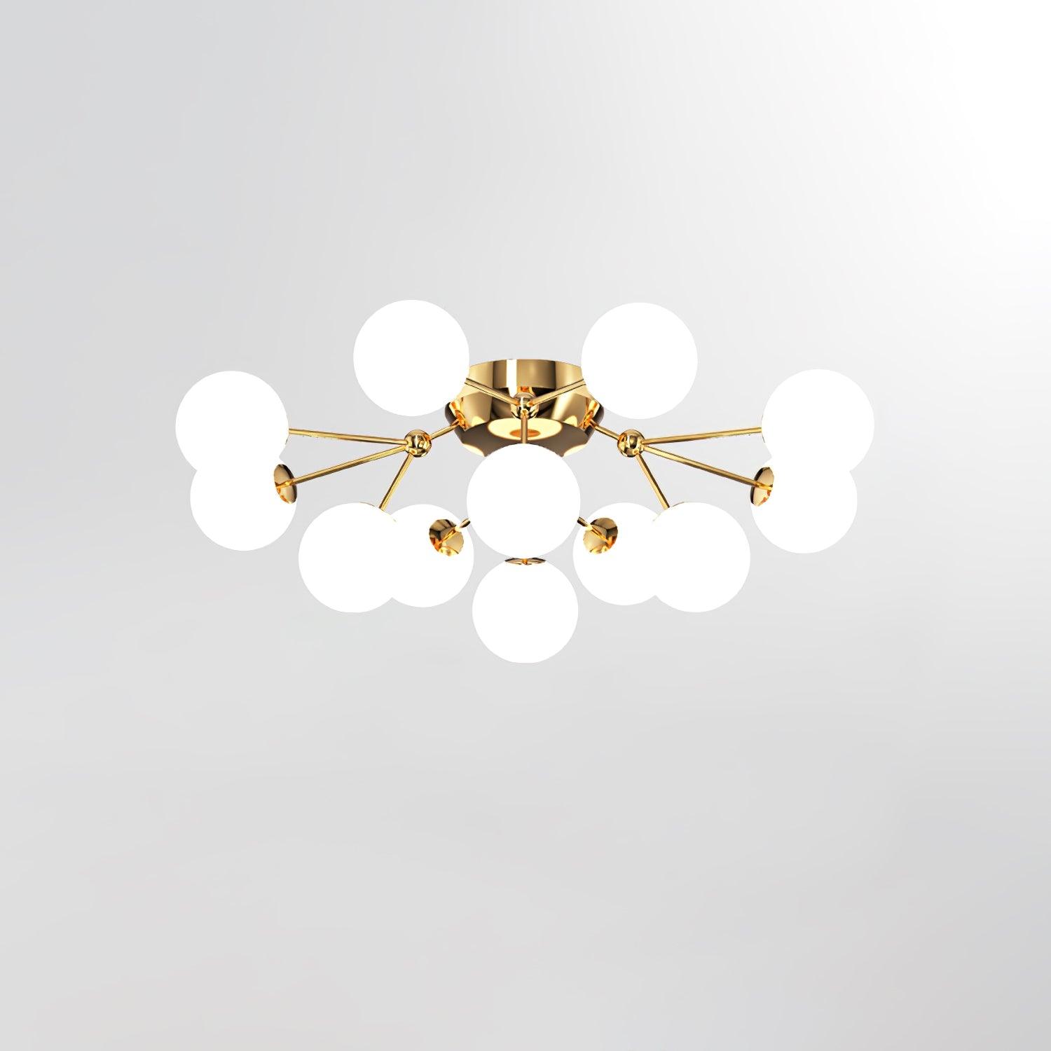 Glass Balls Cluster Ceiling Lamp