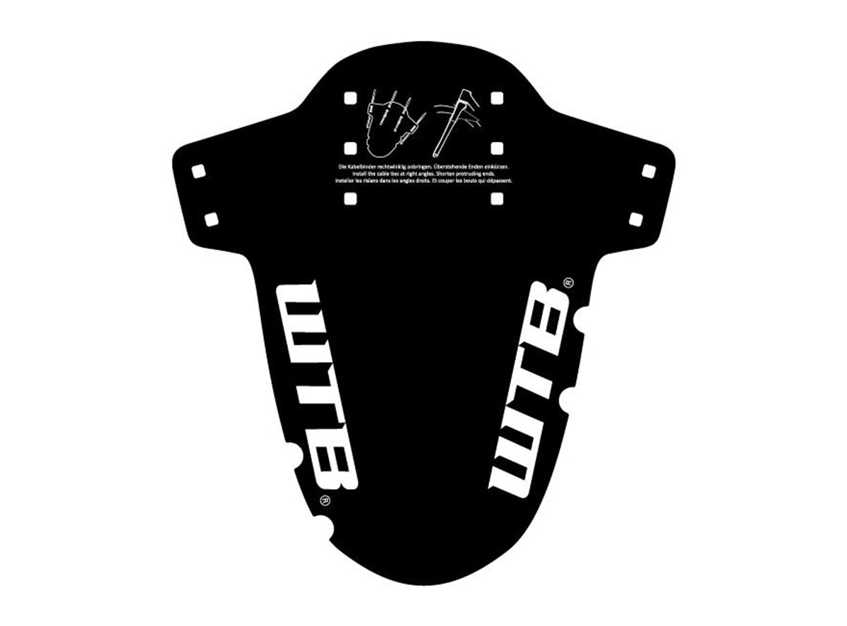 WTB Logo MTB Mud Guard - Black
