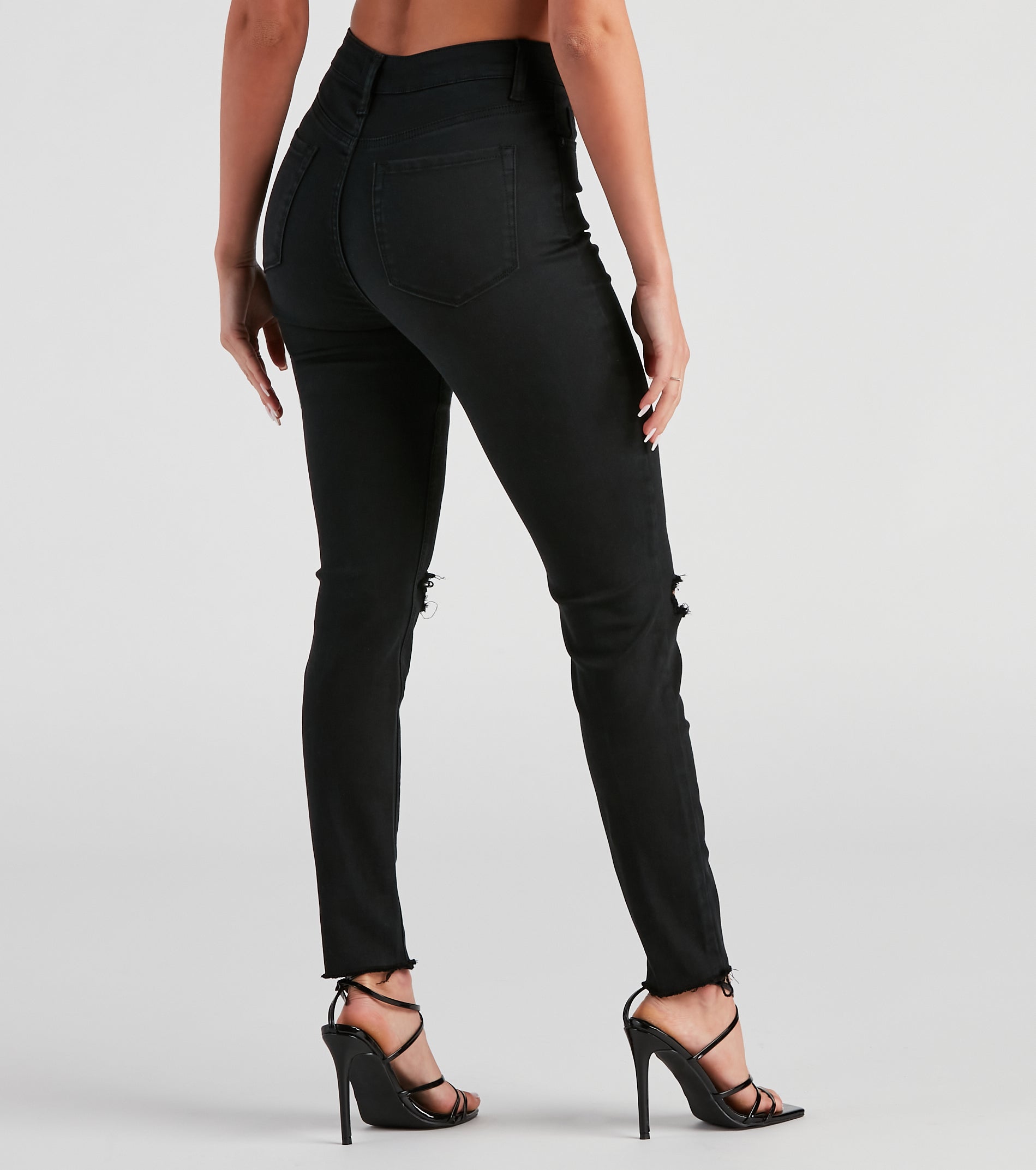 Taylor High-Rise Cropped Skinny Jeans by Windsor Denim