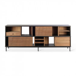 Buffet en teck 2 portes， 3 tiroirs Ocar Ethnicraft - Mobilier intérieur - Mobilier - GRIIN