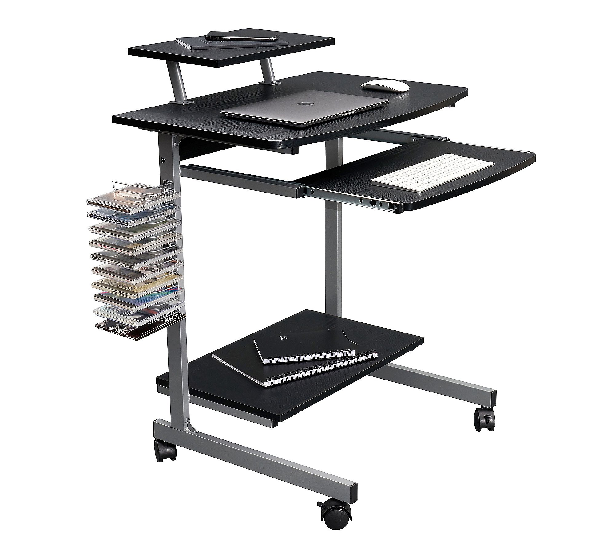 Techni Mobili Compact Computer Cart With Storage