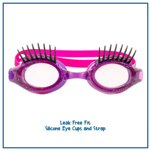 Eye Pop Pink and Purple Swimming Sport Goggles