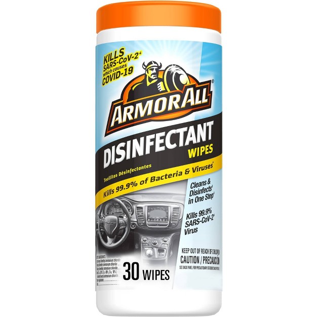 Armor All 30ct Disinfectant Wipes