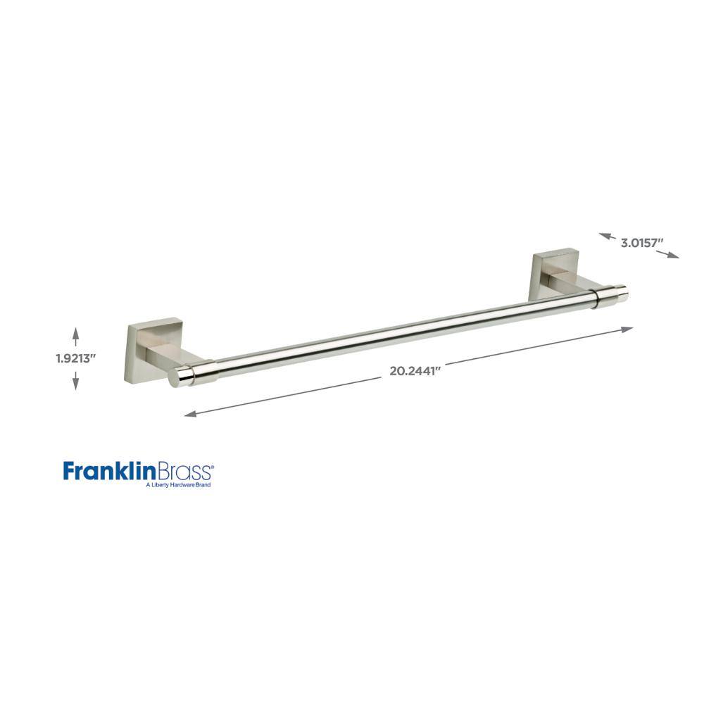 Franklin Brass Maxted 18 in. Towel Bar in Brushed Nickel MAX18-SN