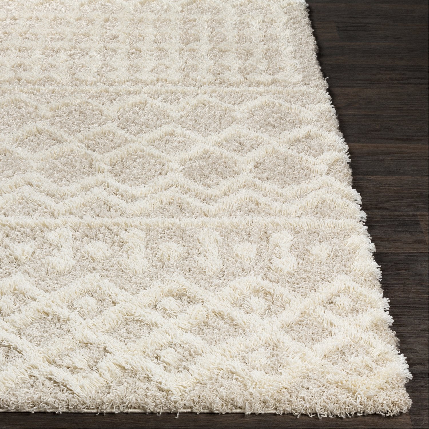 Urban Shag Rug in Cream, Beige