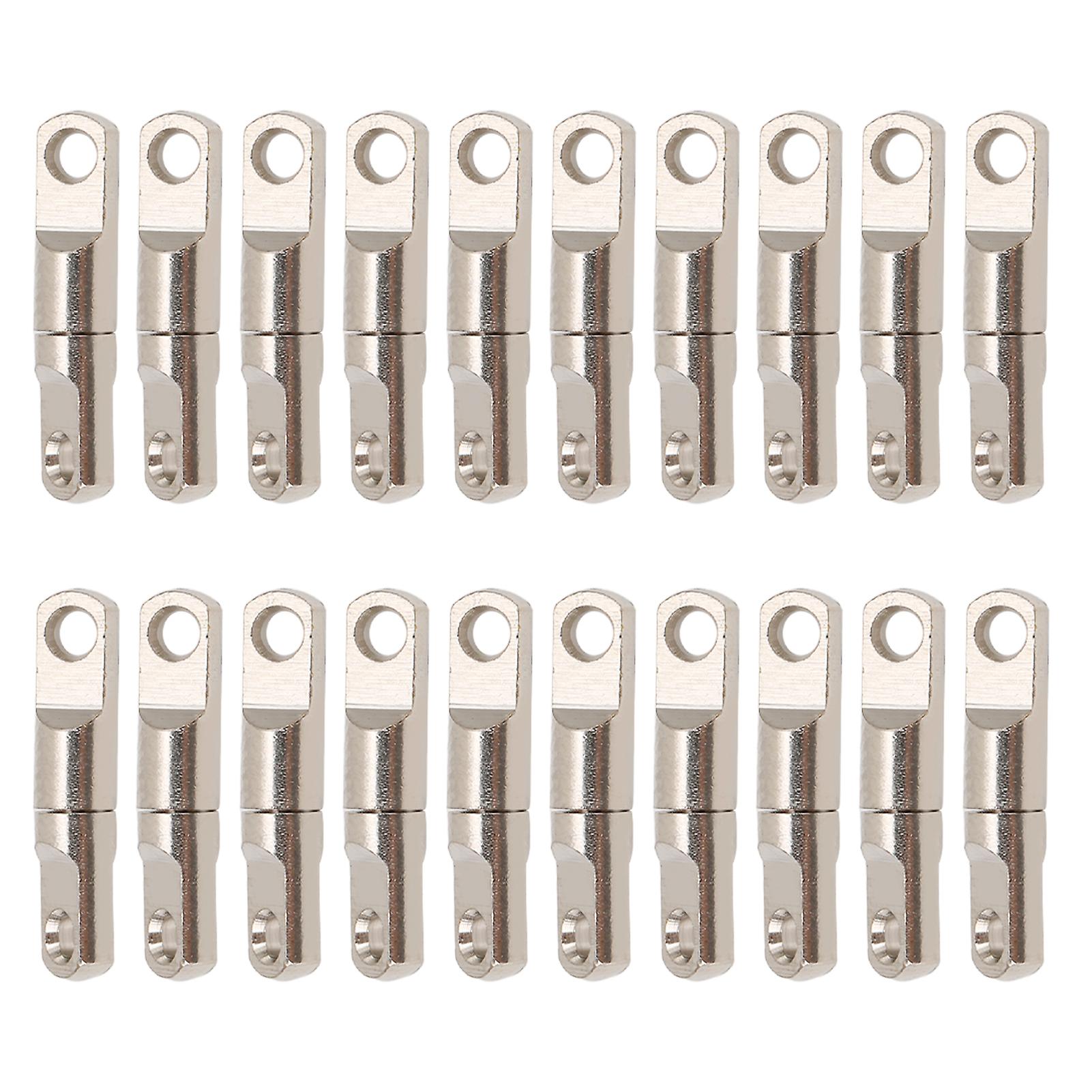 20pcs Fishing Connector Swivels Reduce Water Resistance Fishing Rolling Bearing Connector For Fishing Enthusiast 3.5mm