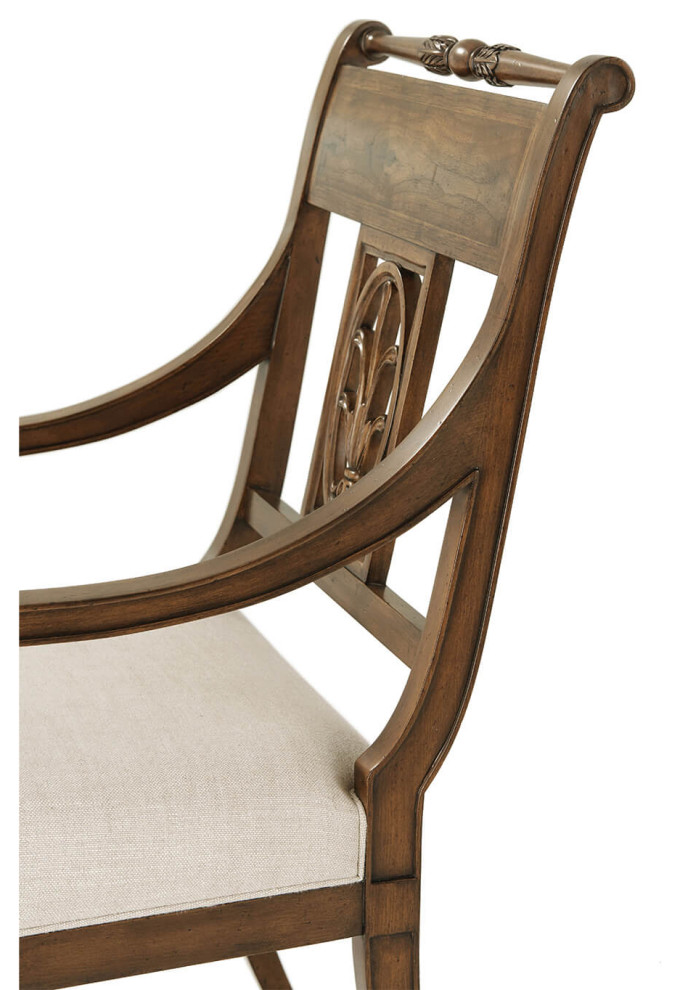 French Directoire Dining Armchair   Traditional   Dining Chairs   by English Georgian America  Houzz