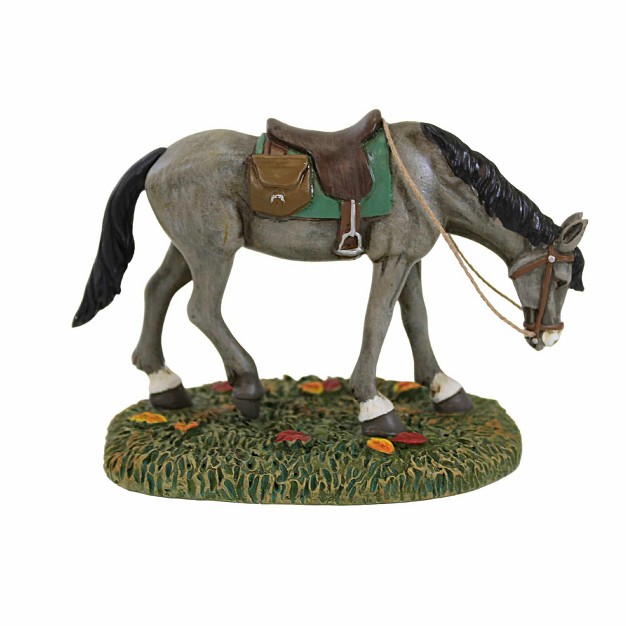 Department 56 Villages Gunpowder One Figurine 3 25 Inches Halloween Horse Ichabod Crane 6014054 Polyresin Gray