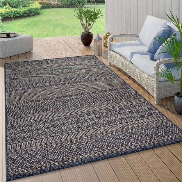 World Rug Gallery Geometric Bohemian Indoor outdoor Area Rug