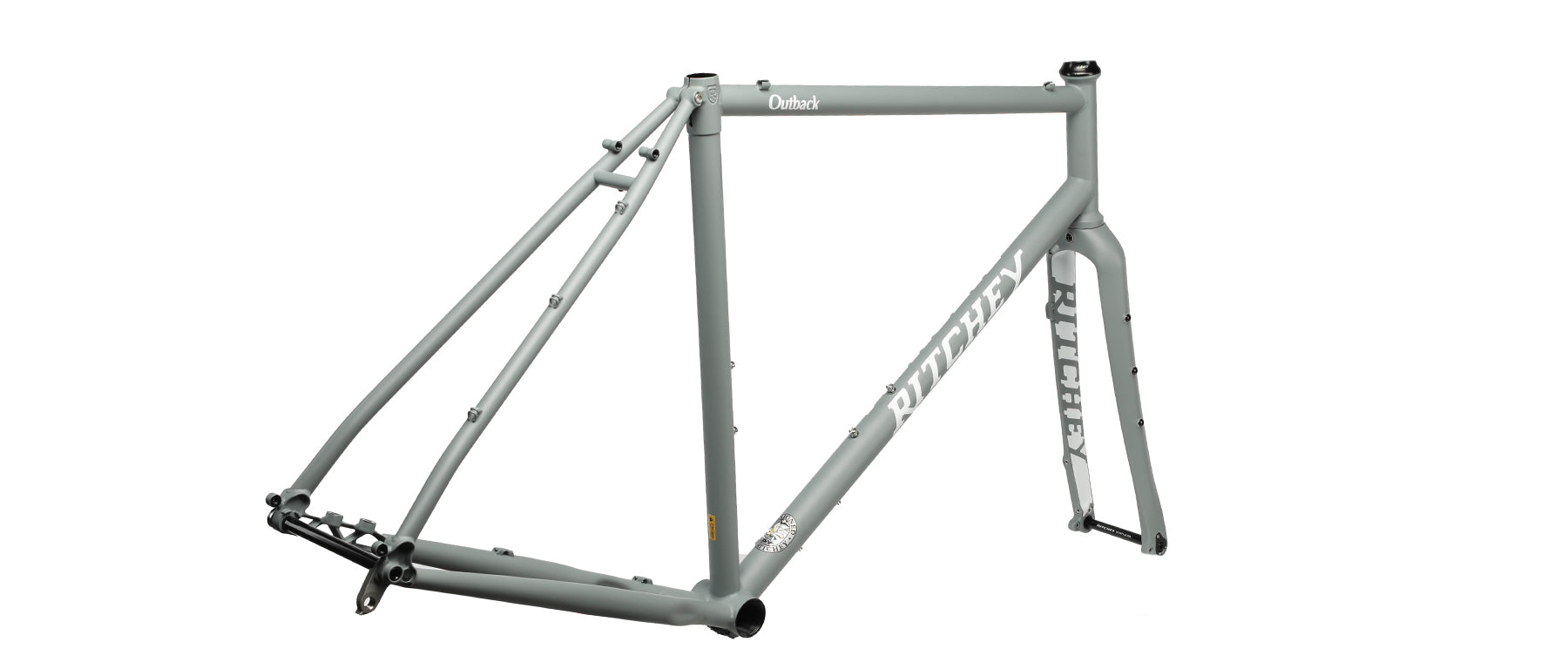 Ritchey Outback Gravel Frameset - Gray-White - 2023