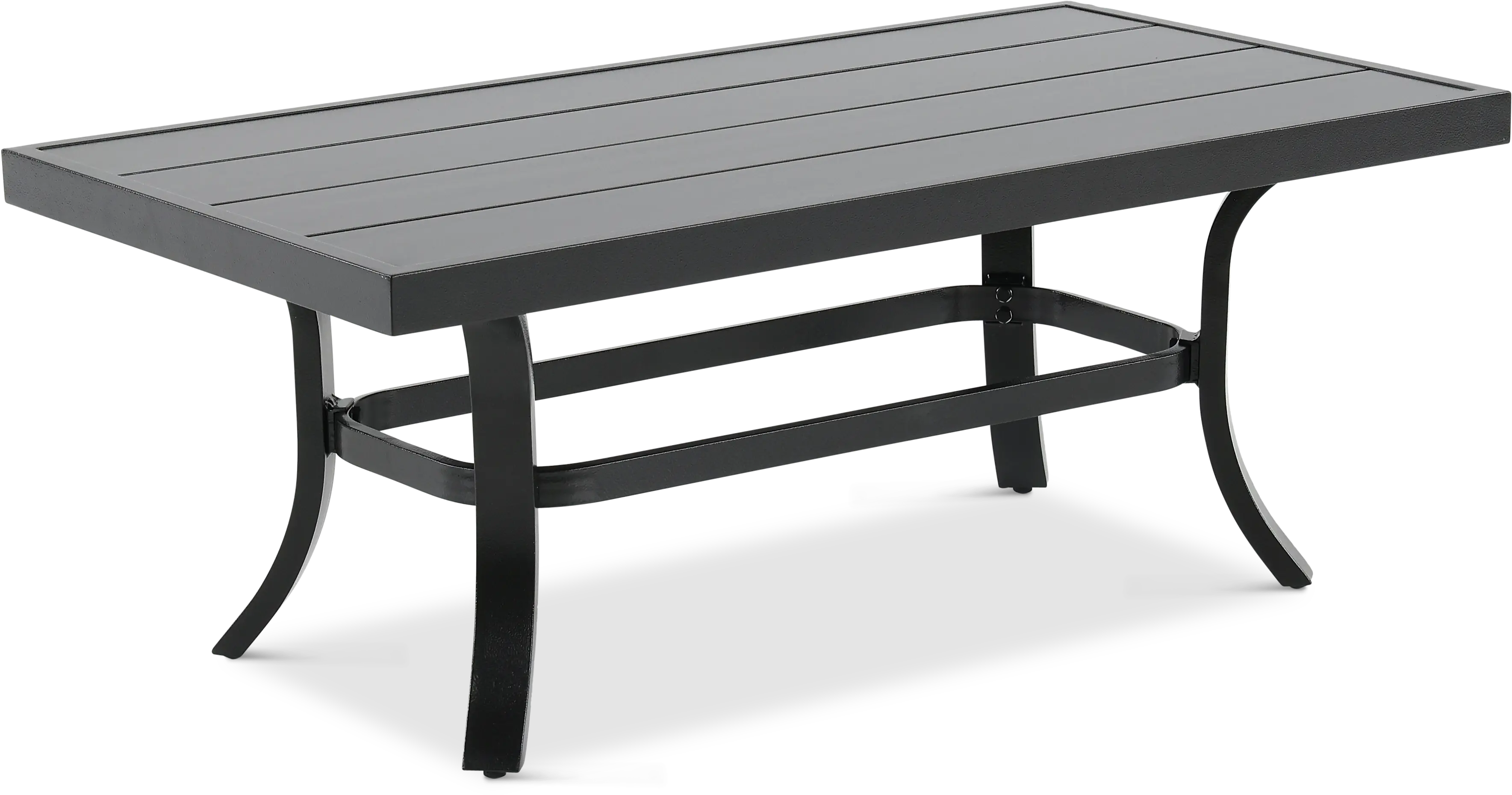 Avila Slat Top Aluminum Patio Coffee Table