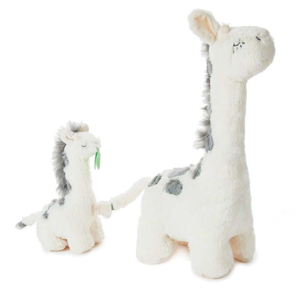 Hallmark  Big and Little Giraffe Singing Stuffed Animals With Motion, 13