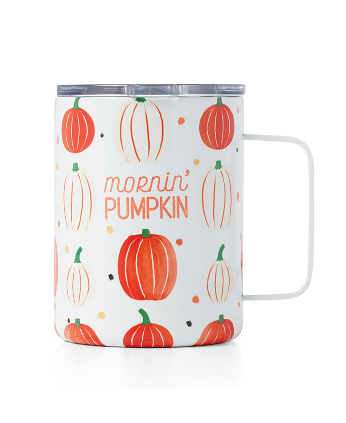 Cambridge Morning Pumpkin Insulated Coffee Mug 16 oz