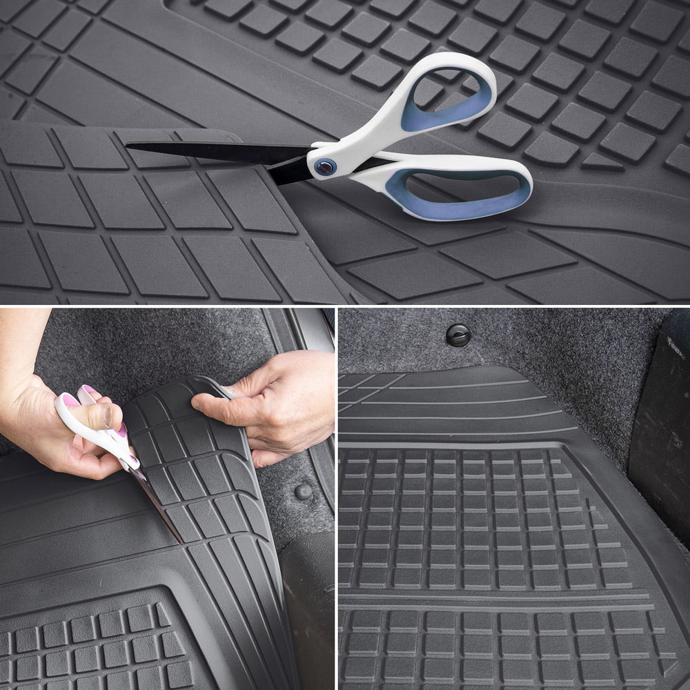 Motor Trend FlexTough Cargo Trunk Floor Mat Liner - Premium Design and Quality