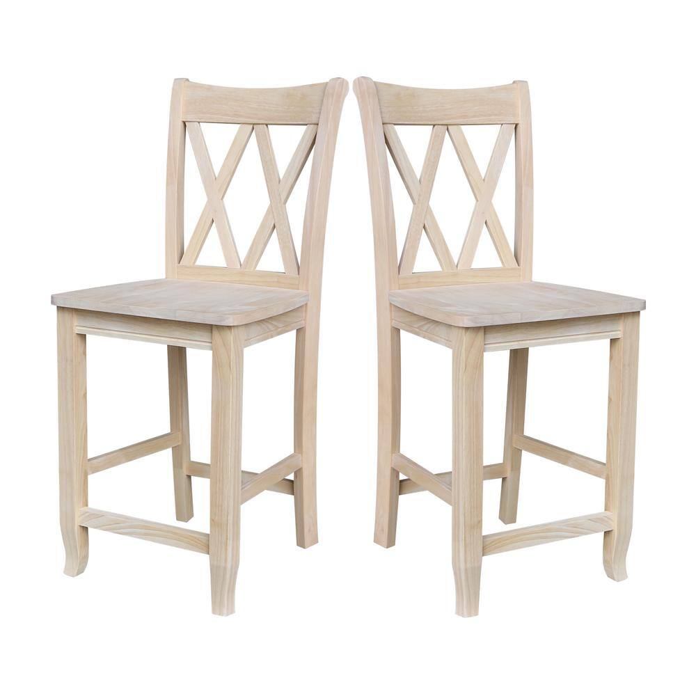 International Concepts 41 in. Double X-Back Stool S-202