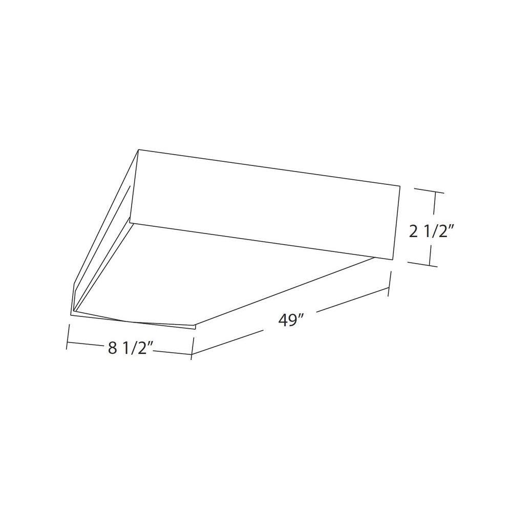 NICOR 4 ft. Two Lamp Fluorescent Wraparound Fixture with Dual Voltage Ballast 20370EBHPF