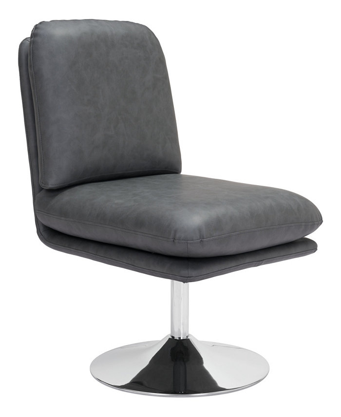 Zuo 35 Steel Polyurethane Rory Swivel Accent Chair