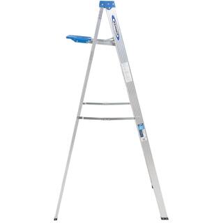 Werner 8 ft. Aluminum Step Ladder with 250 lb. Load Capacity Type I Duty Rating 368