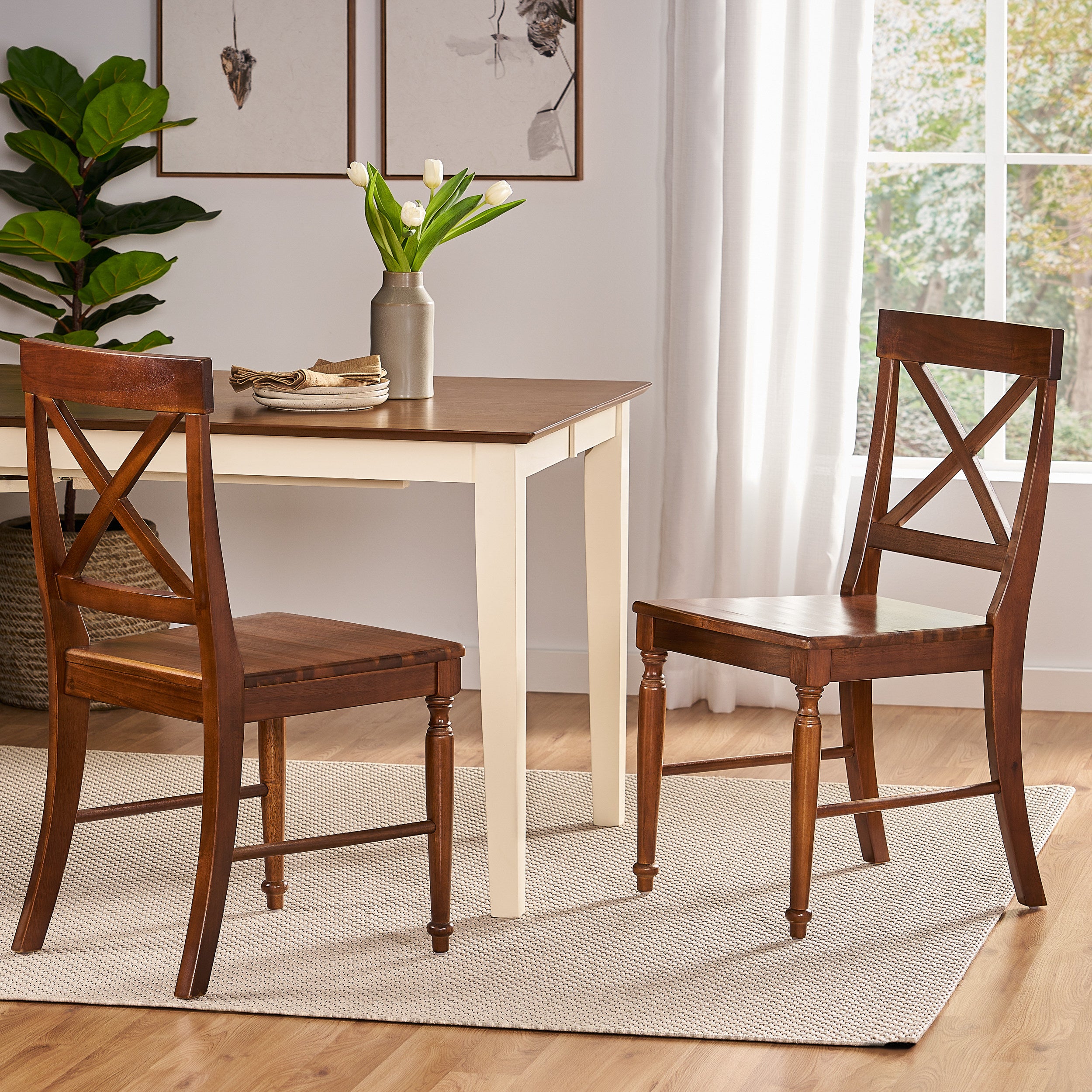 Leyden Wood Dining Chair (Set of 2)