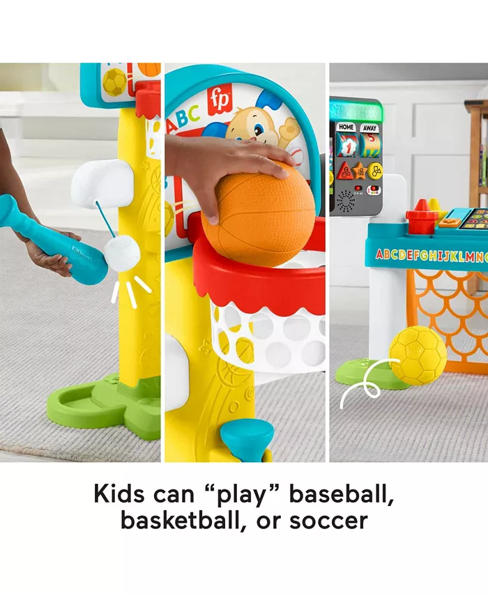 Fisher Price Laugh and Learn Sports Activity Center Toddler Learning  4-in-1 Game