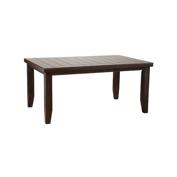 Wood Extendable Dining Table in Espresso Finish