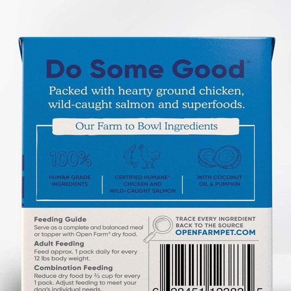 OPEN FARM GRAIN FREE CHICKEN and SALMON RECIPE RUSTIC STEW WET DOG FOOD;