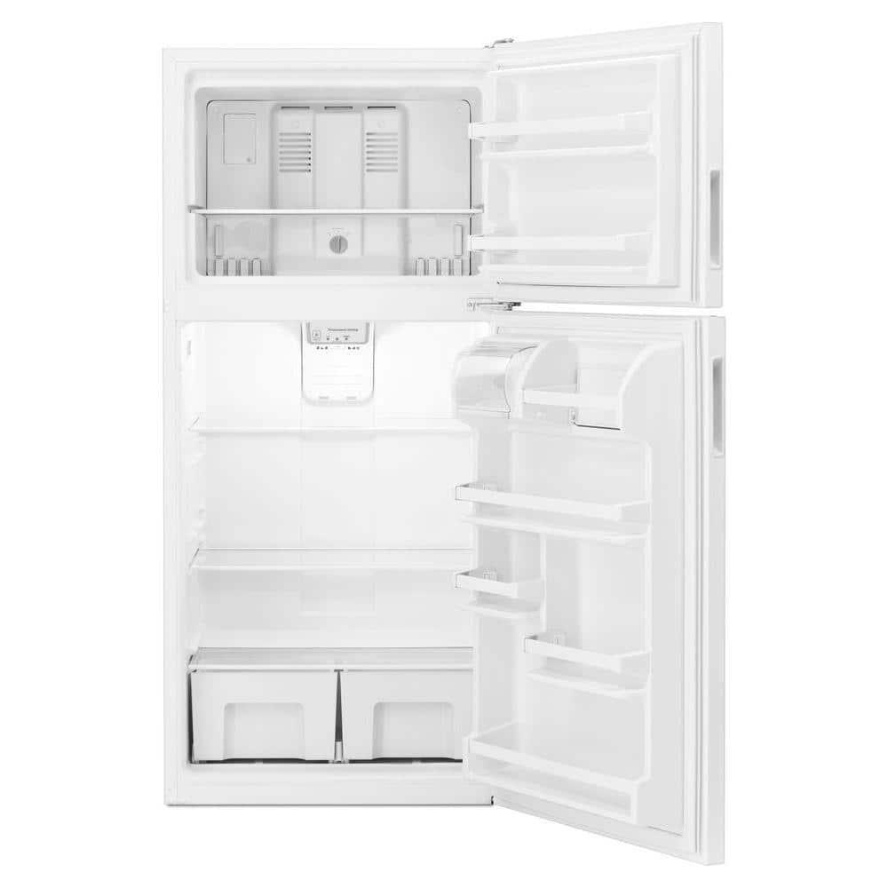 Amana 182 cu ft Top Freezer Refrigerator in White