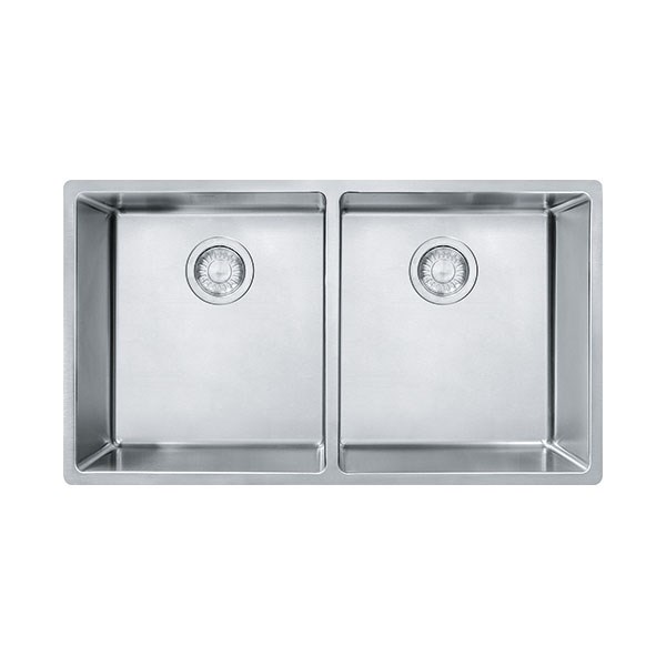 Cube Stainless Steel Double-Bowl Undermount Sink