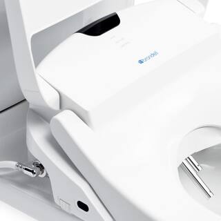 Brondell Swash 1200 Luxury Electric Bidet Seat for Round Toilet in White S1200-RW