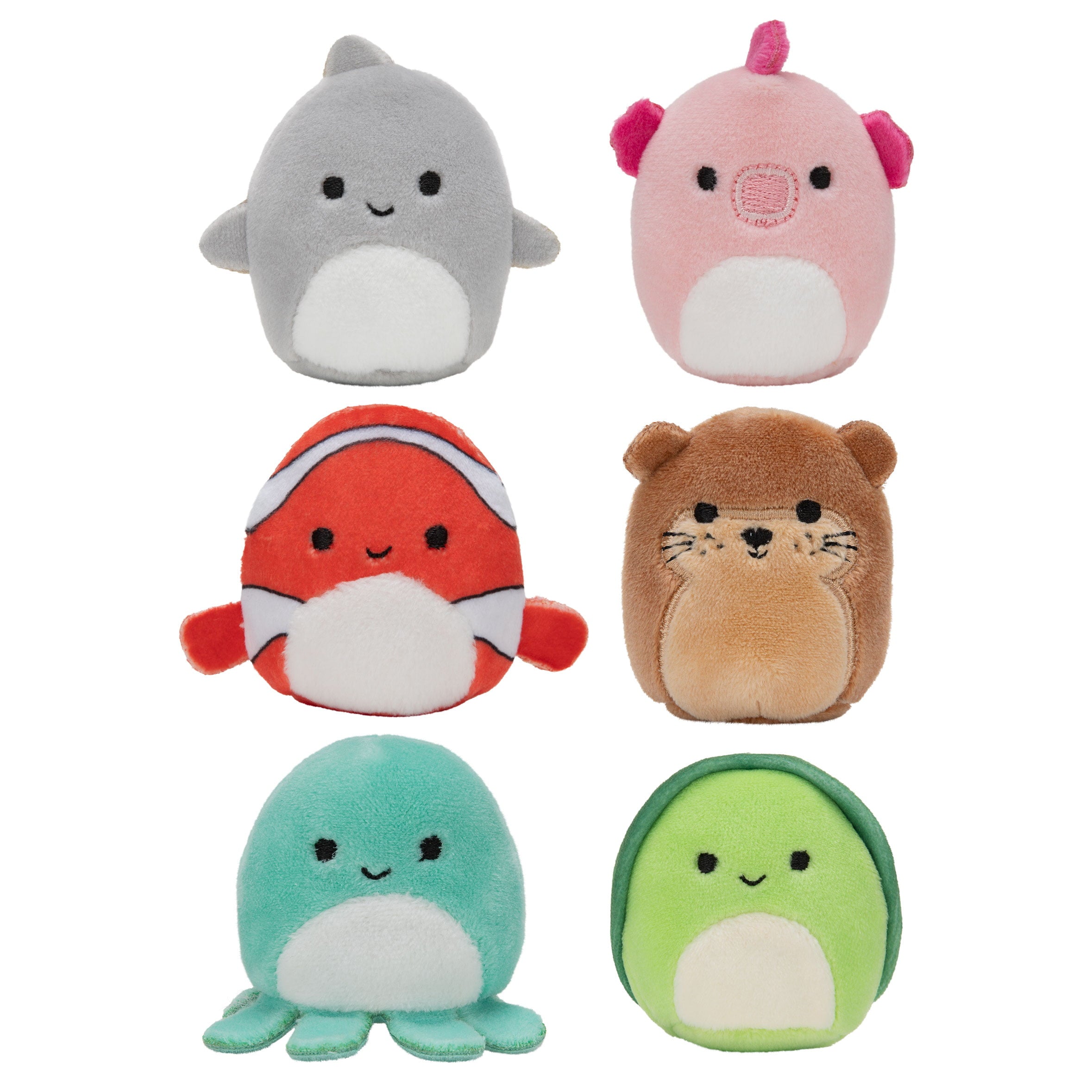 Squishville Mini Squishmallows 6-Pack Sealife Squad