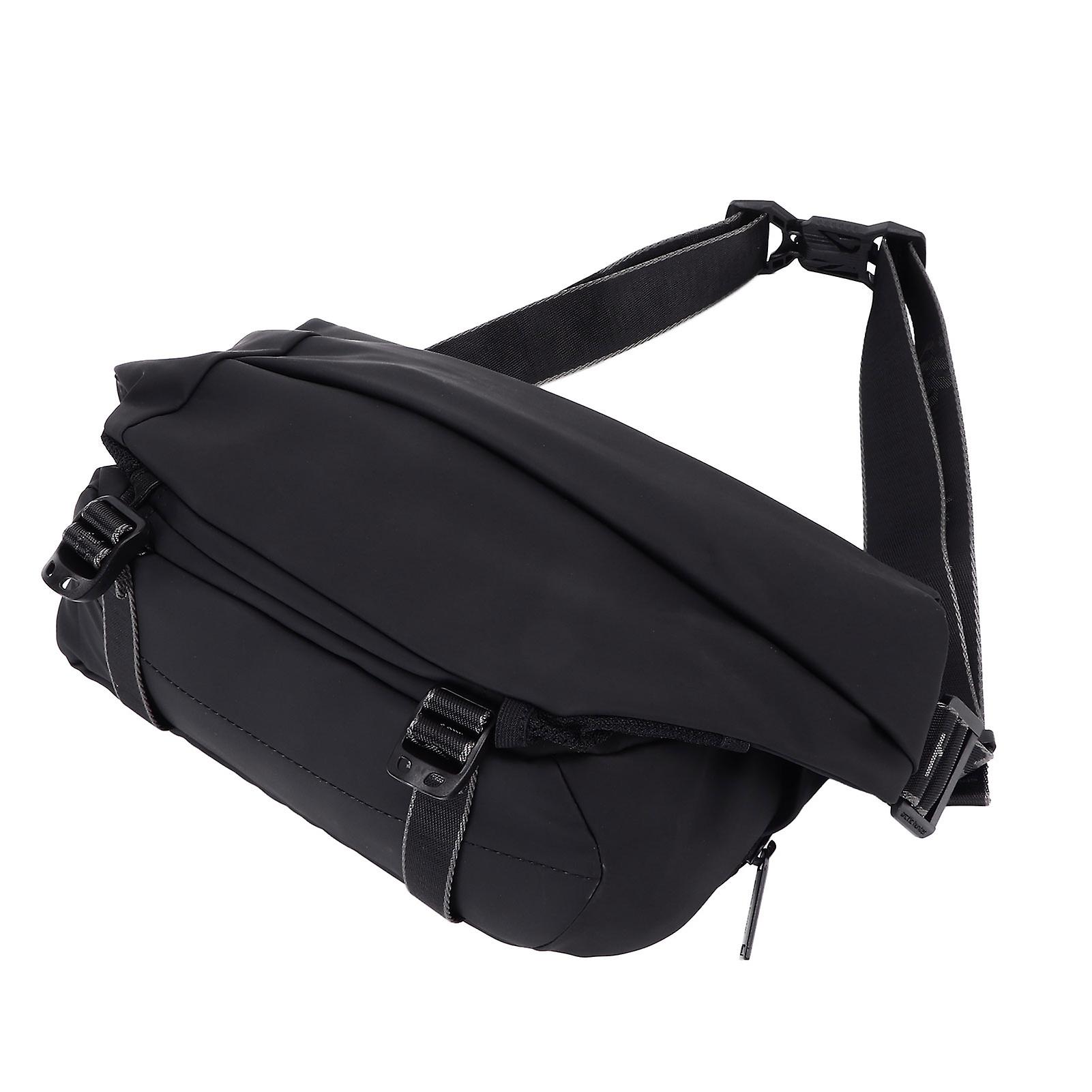 Messenger Bag Black Men's Office Trendy Messenger Bag Outdoor Leisure Tooling Bag