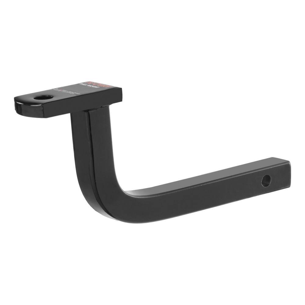 CURT Class 2 3500 lbs. 5 in. Rise Trailer Hitch Ball Mount Draw Bar (1-14 in. Shank 11-58 in. Long) 45015