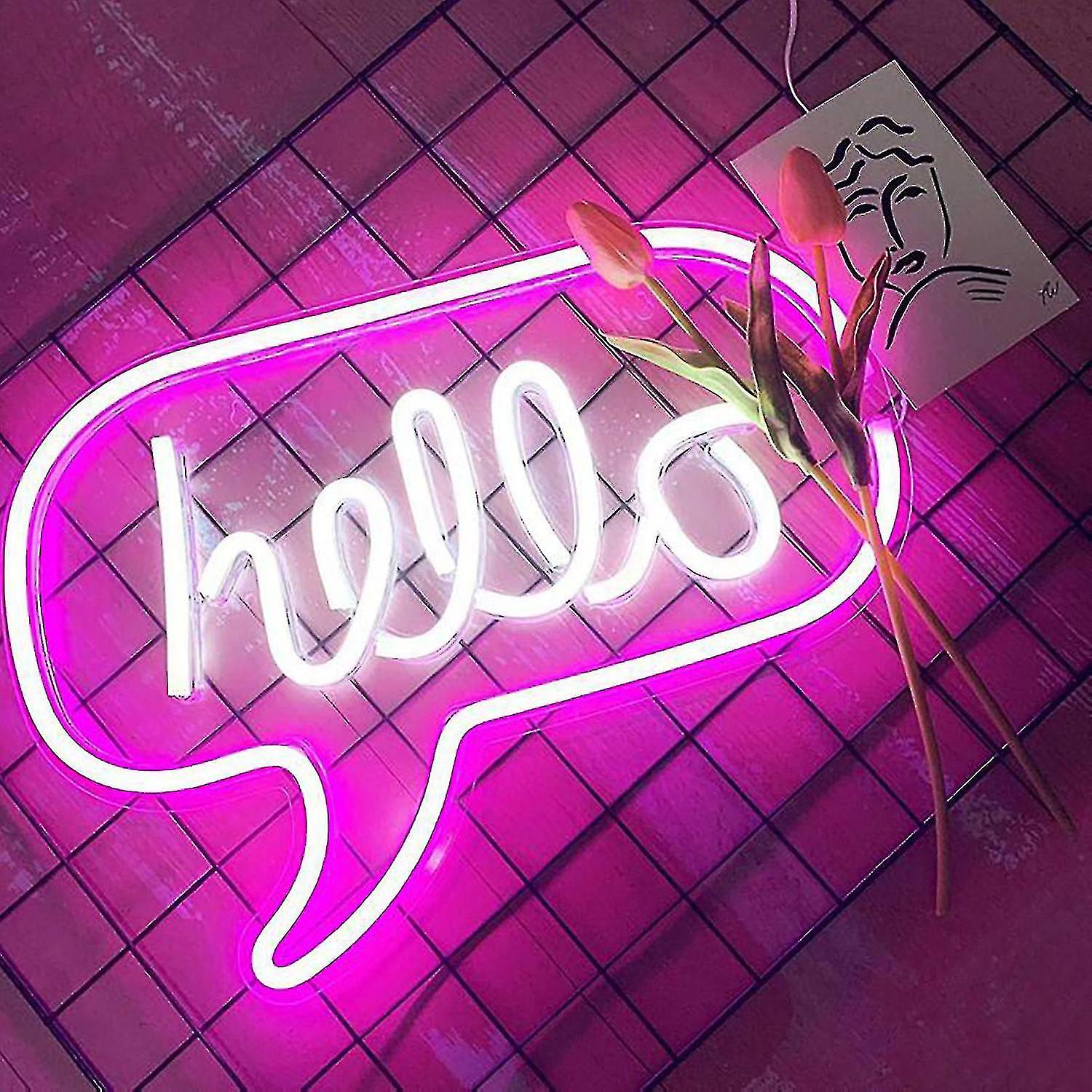 Neon Signs Led Lighting Art Decorative Lights Wall Decor For Party Kids