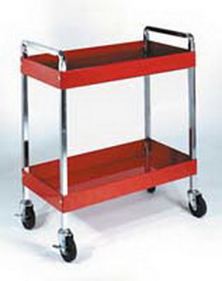 Sunex Tool SU8005SC Red Service Cart with Chrome 3...