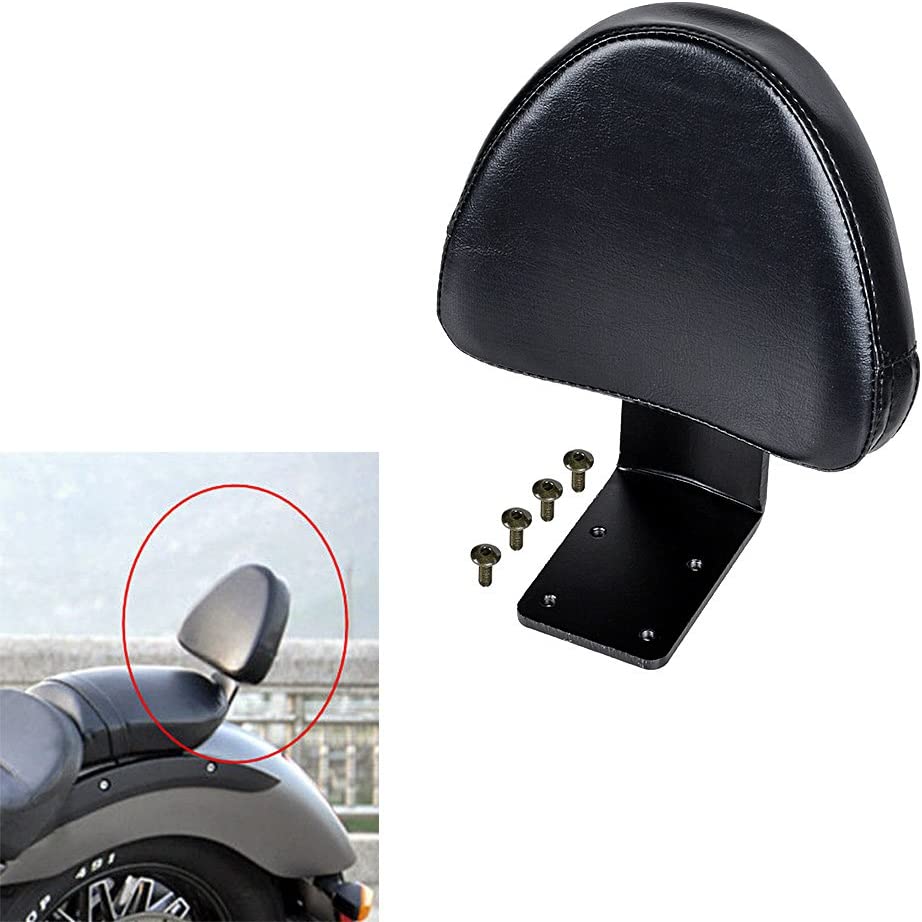 Astra Depot Synthetic Leather Rear Passenger Backrest Kit Fit Victory High-Ball Zach Ness Kingpin Vegas 8-Ball Cross Country